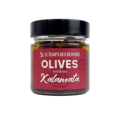 OLIVES KALAMATA ENTIERES GRECE BIO 180G